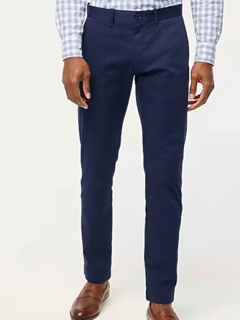 J. Crew Men's Navy Blue Slim Fit Flex Chino Pants H3167 36x30 NEW